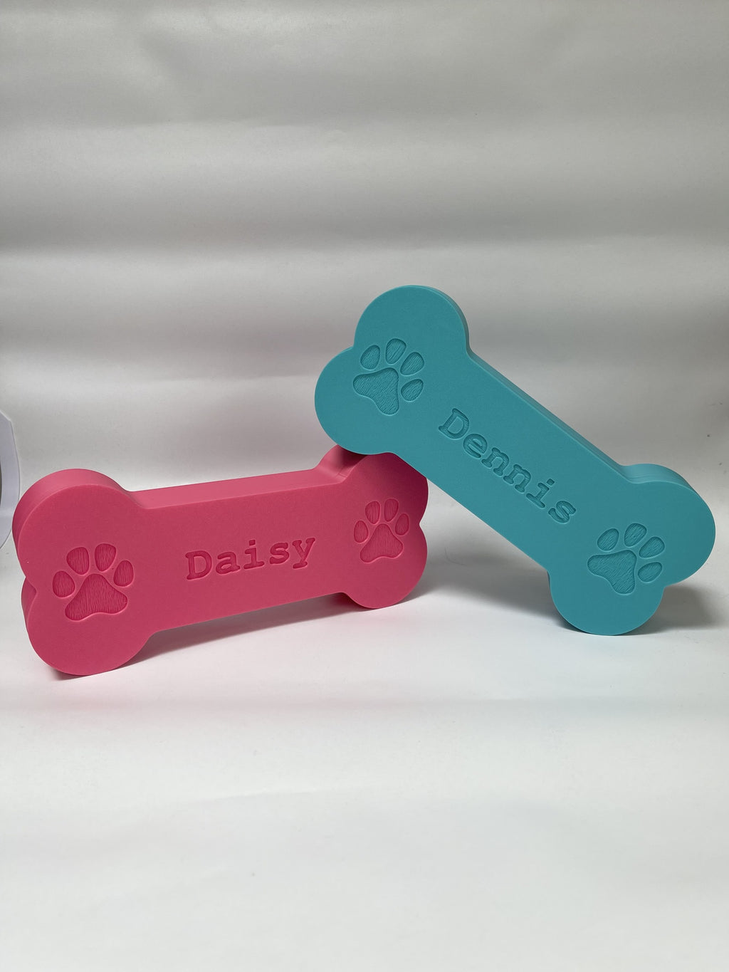 Dog Bone Pill Box, 7 Day Day/Night Organizer, Magnetic Seal, Customizable