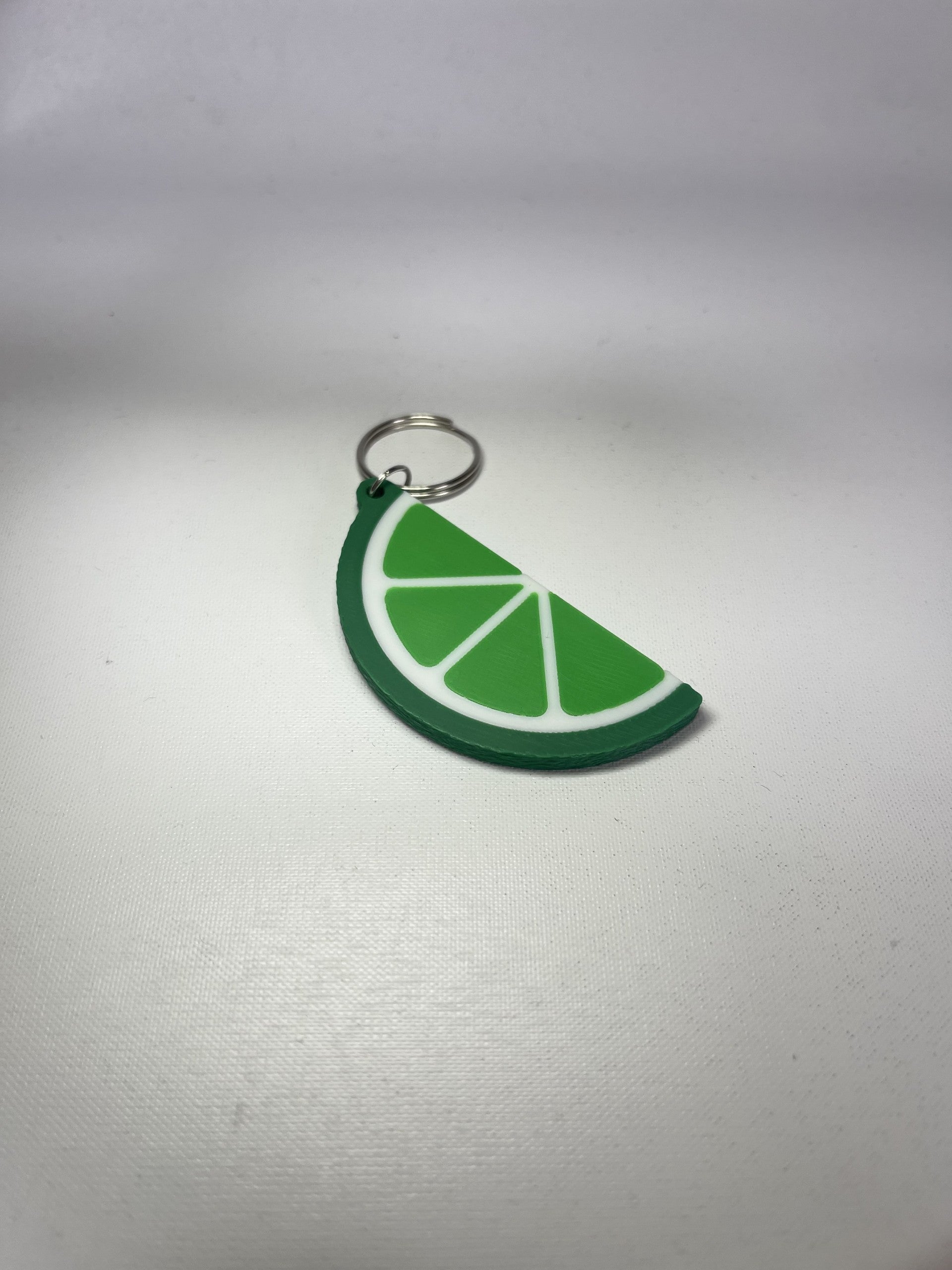 Orange, Lemon, Lime, Grapefruit Slice Keychain, 3D Printed Fruit Charm